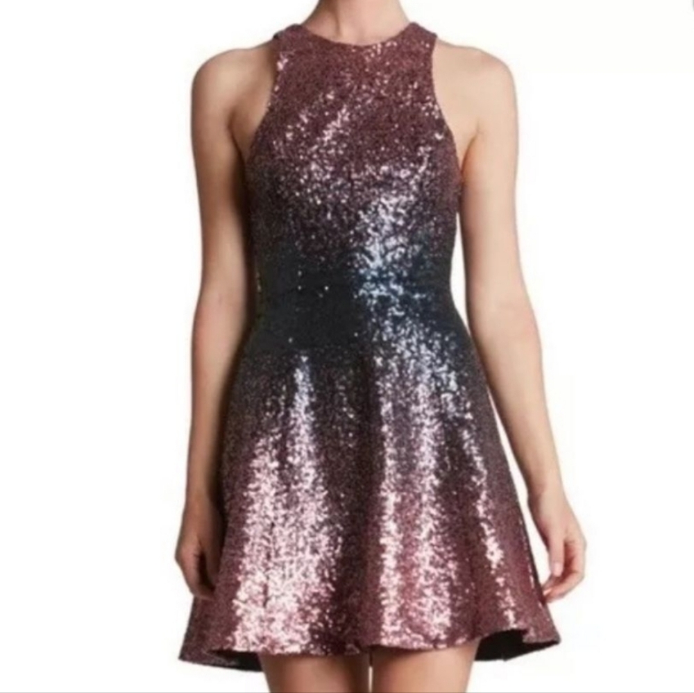 Dress the Population Andi Sequin Ombre Dress